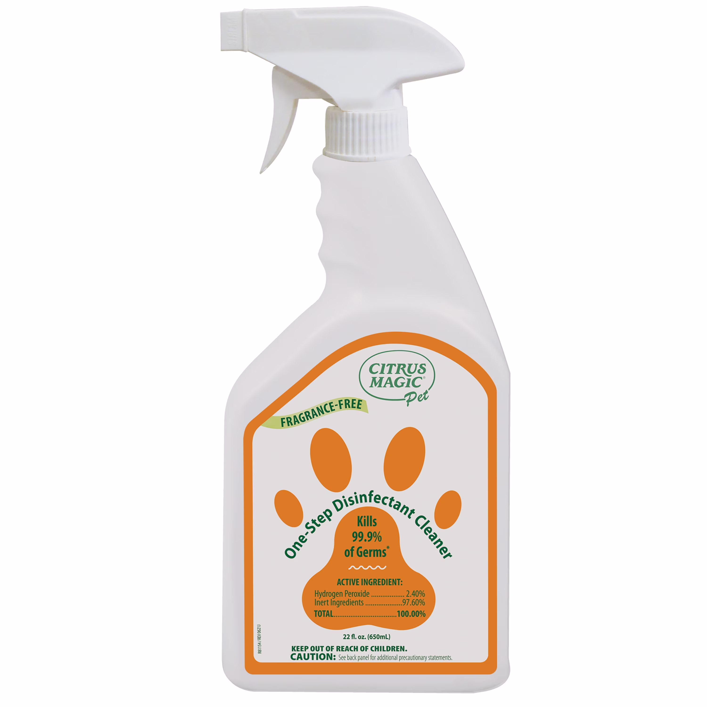 (2 pack) Citrus Magic Pet One-Step Disinfectant Cleaner, 22 Fluid Ounce