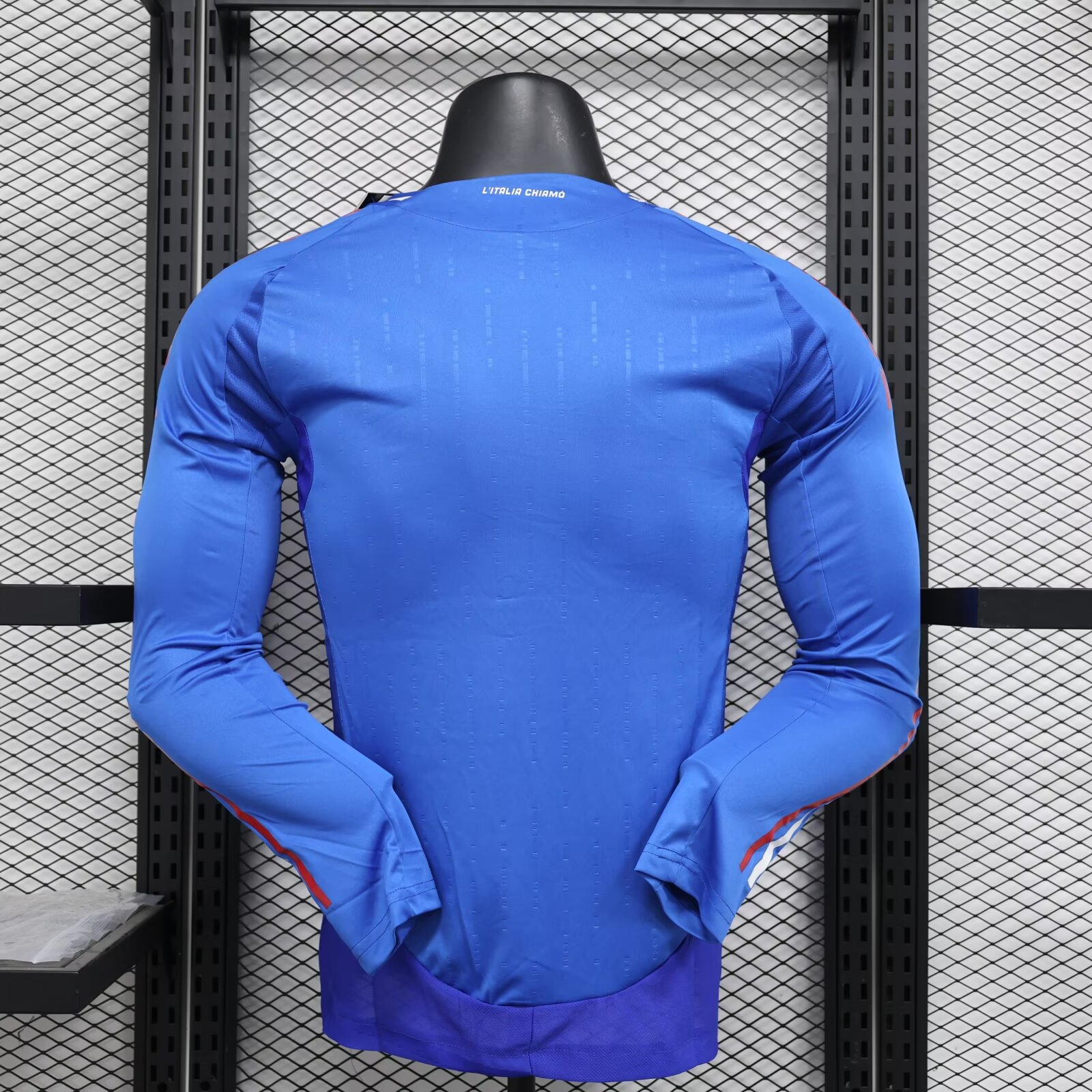 2024/25 Italy Home Player Version Long Sleeve Jersey 1:1 Thailand Quality