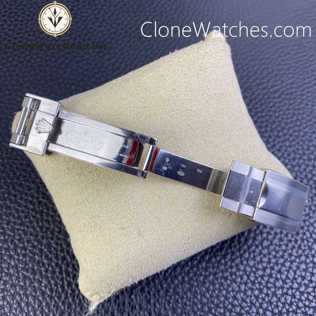 Rolex Super Clone Watches 1:1 Daytona Black/Red Dial Rubber Strap M116519 4130 Movement