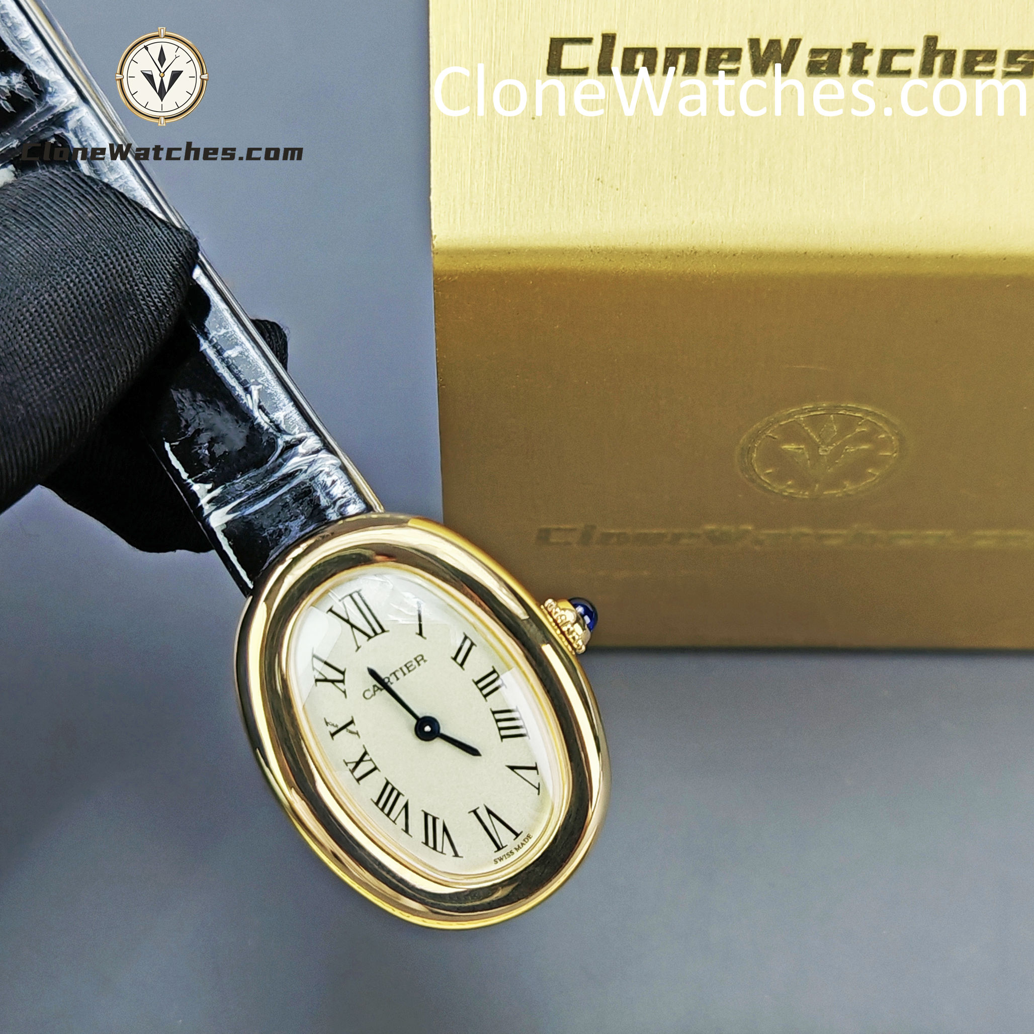 Cartier Super Clone Watches 1:1 Baignoire White Dial 23mm x31mm WGBA0042