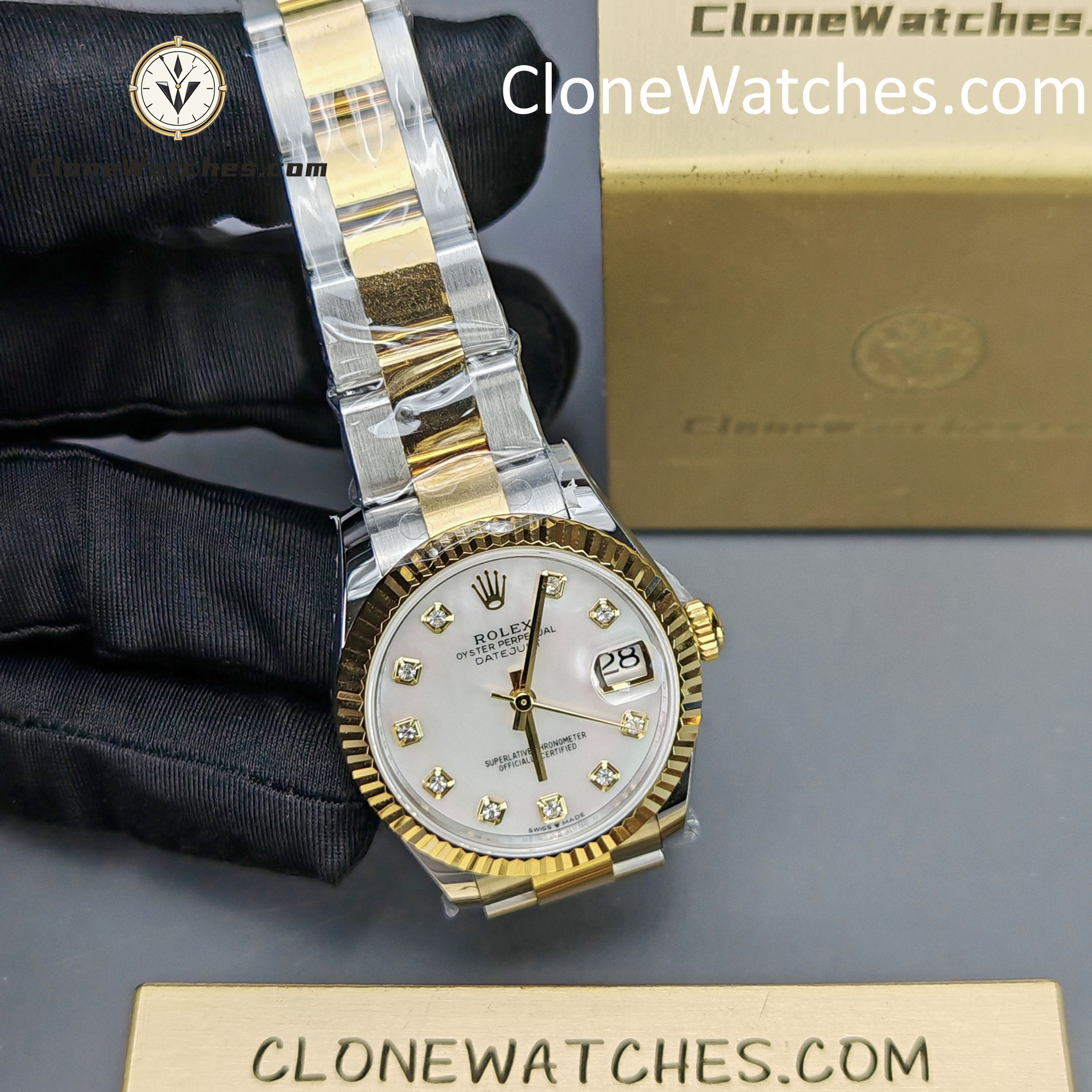 Rolex Super Clone Watches 1:1 DateJust m278273-0027 Oyster 31MM 2236 Movement