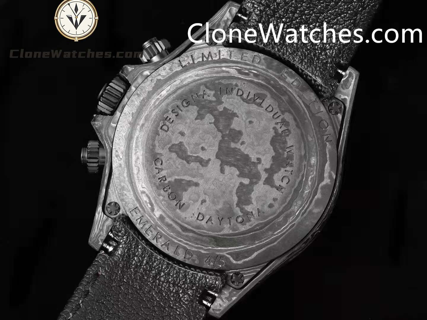 Modified Super Clone Watches 1:1 DiW Rolex Daytona NTPT Carbon “MOTLEY LADY UNIQUE”