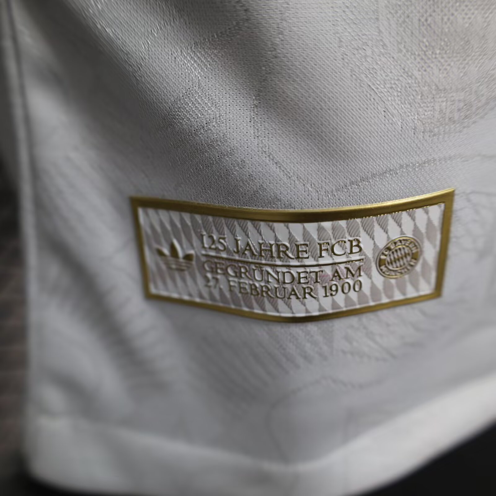 2025-26 New Season Bayern 125th Anniversary Edition White Jersey - Player Edition