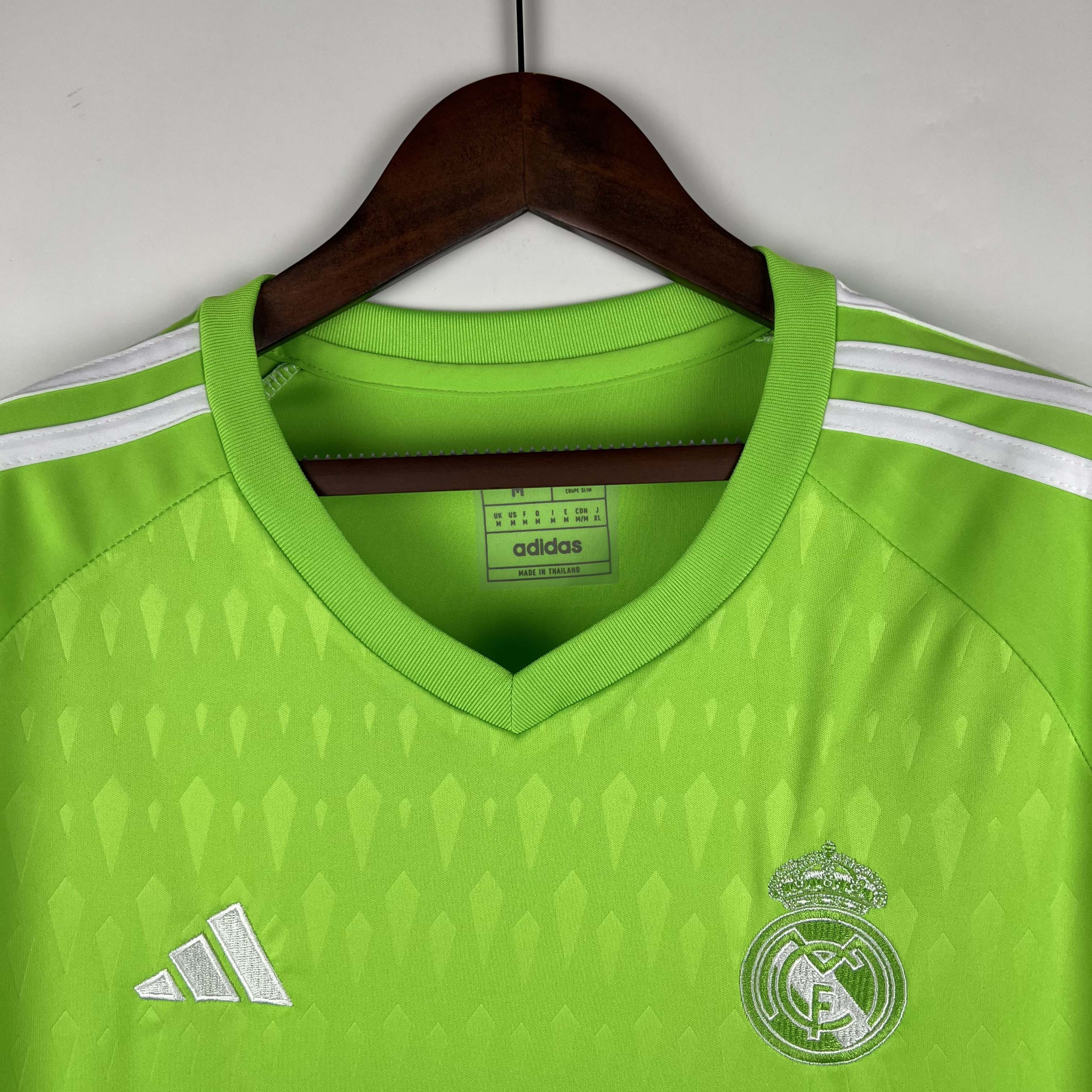 2023/2024 Real Madrid Goalkeeper Fluorescent color Football Shirt1:1 Thai Quality
