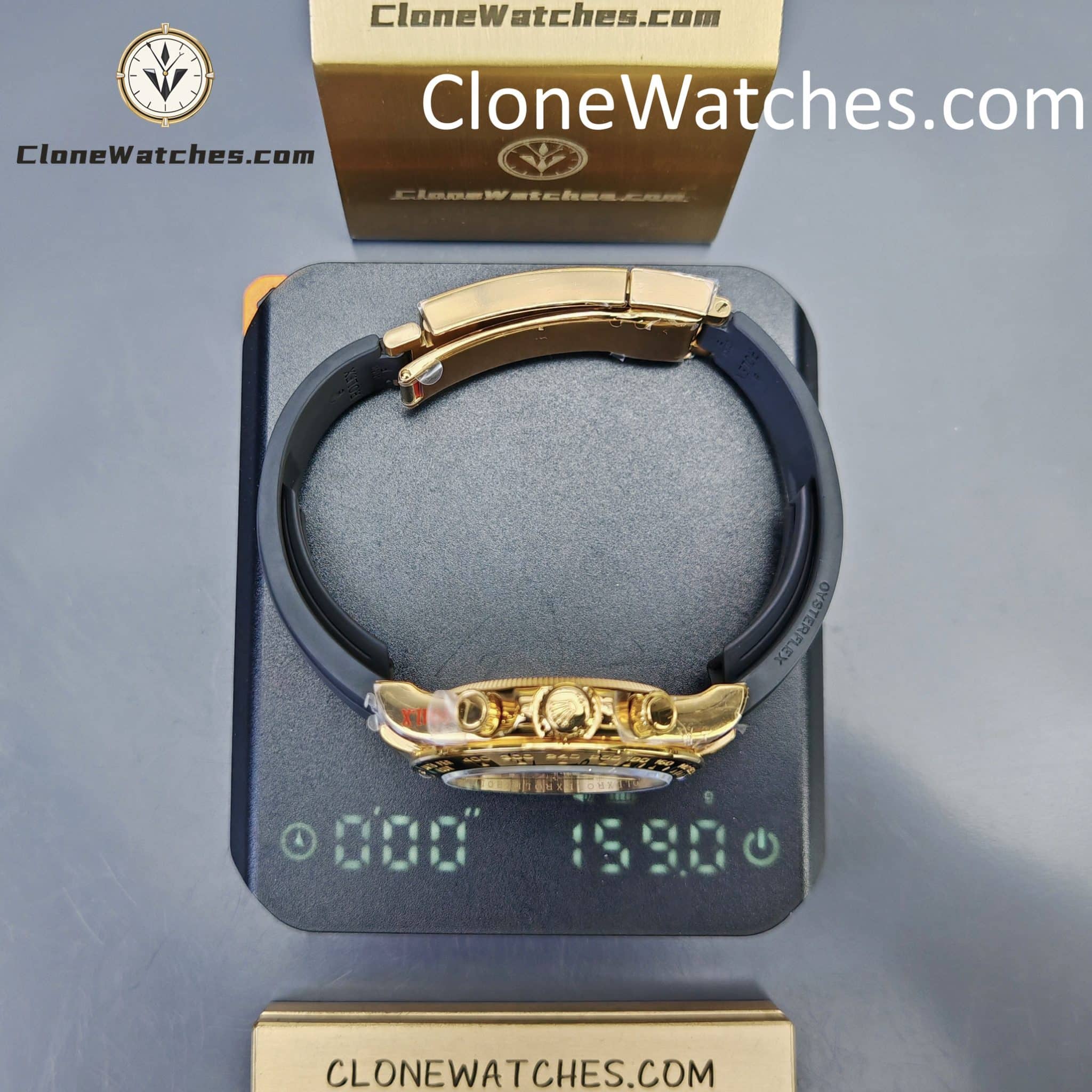 Rolex Super Clone Watches 1:1 Daytona 18K Gold M126518ln-0002 4131 Movement