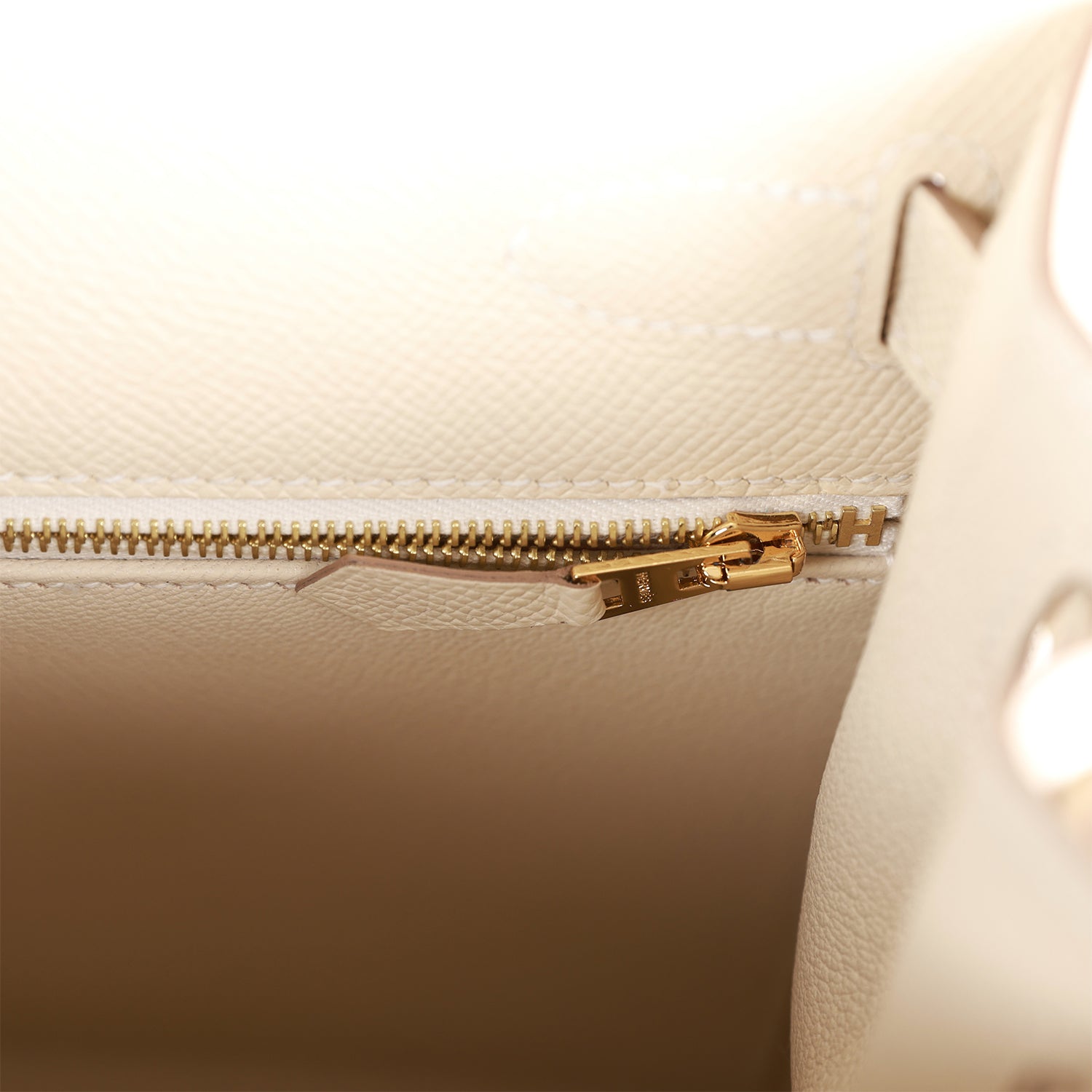Hermes Craie Epsom Sellier Kelly 28cm Gold Hardware