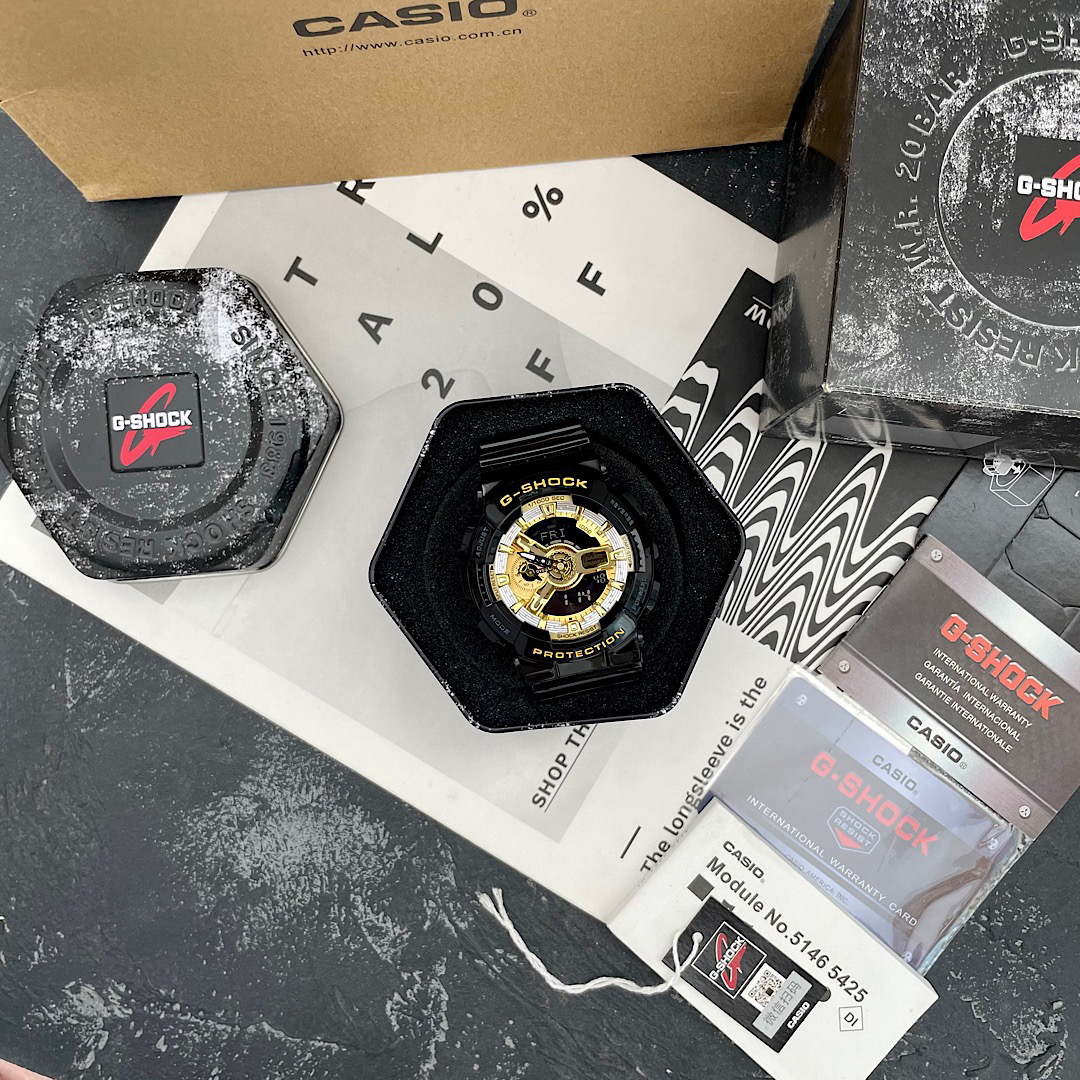G-SHOCK Casio watch latest model new color black gold