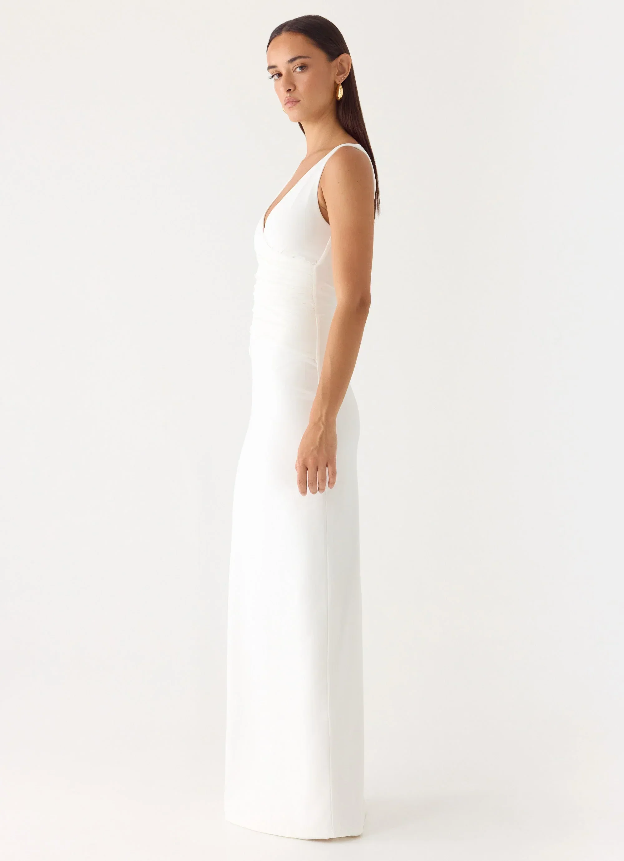 Nerine Maxi Dress - White