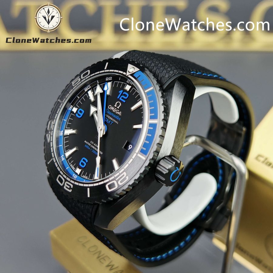 OMEGA Super Clone Watches 1:1 Seamaster Planet Ocean 600m Deep Black 215.92.46.22.01.002 45.5MM