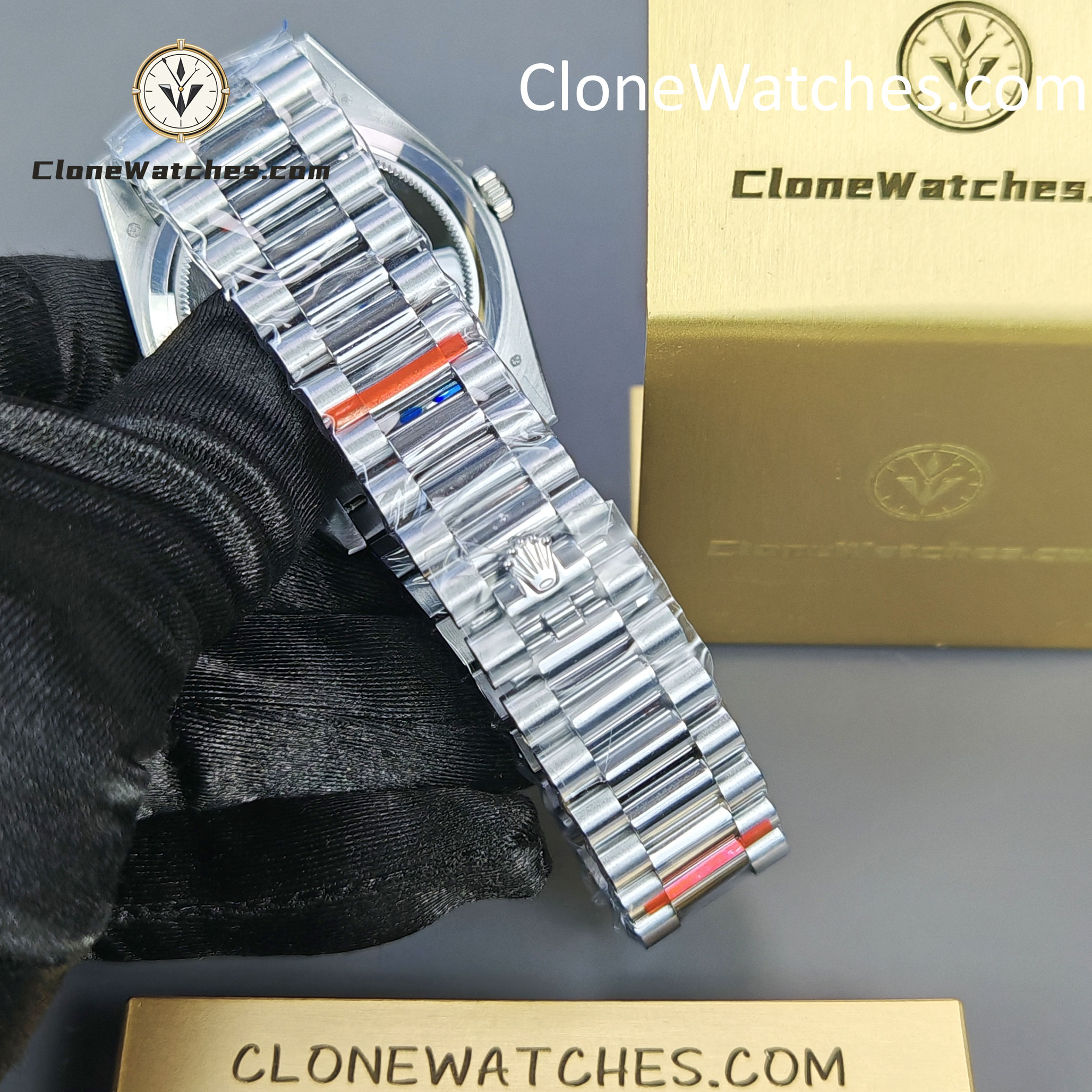 Rolex Super Clone Watches 1:1 Day Date White Dial 40mm m228239-0046 3255 Movement