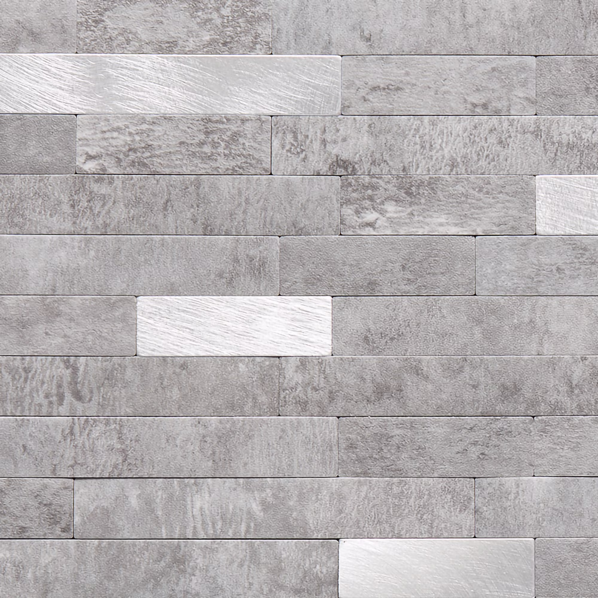 Aspect Peel and Stick Collage Tile in Biscuit Sample