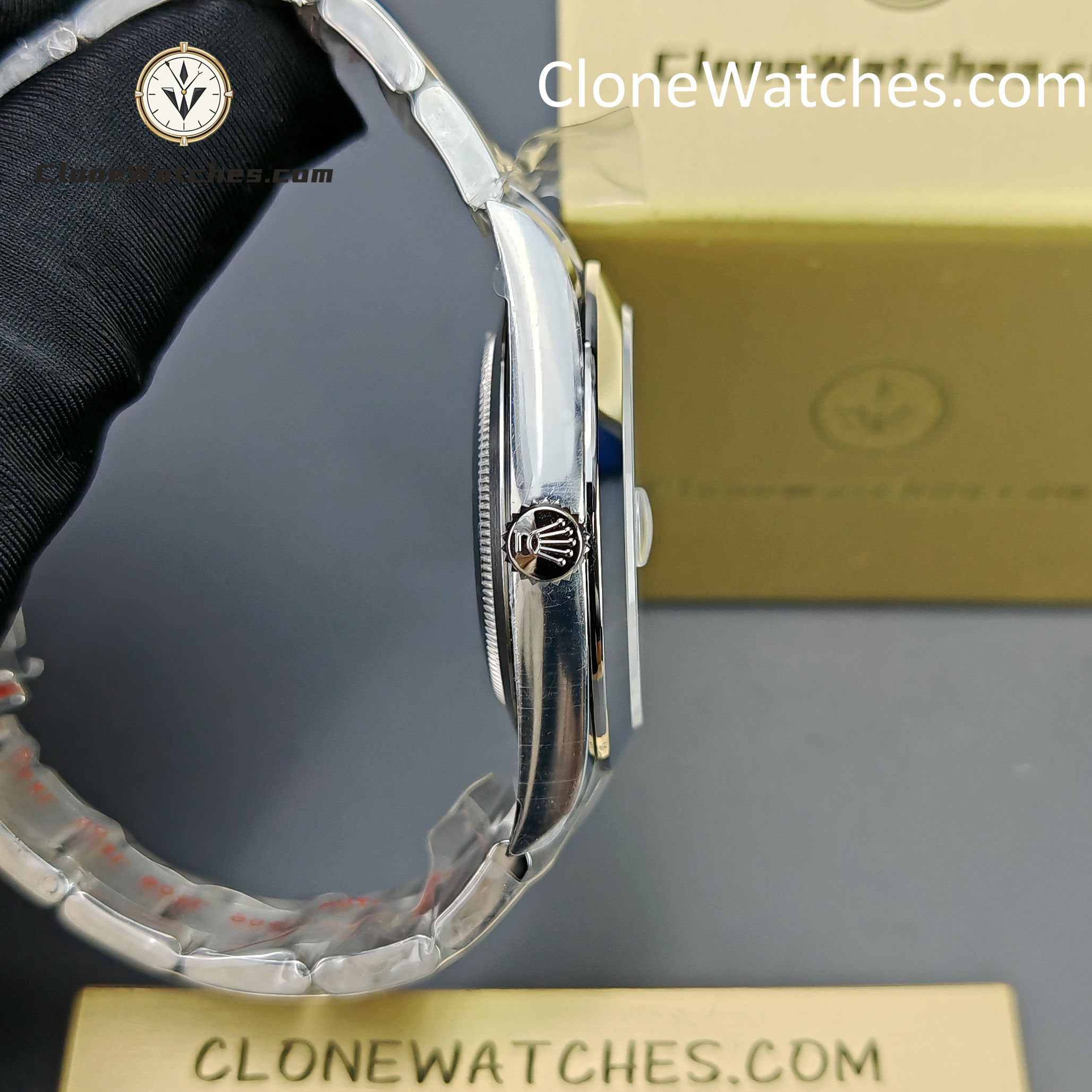 Rolex Super Clone Watches 1:1 DateJust Grey Roman Dial M126300 – 0013 Oyster 41MM 3235 Movement