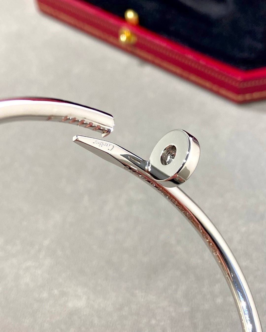Cartier Diamond Free 18K Platinum Bracelet