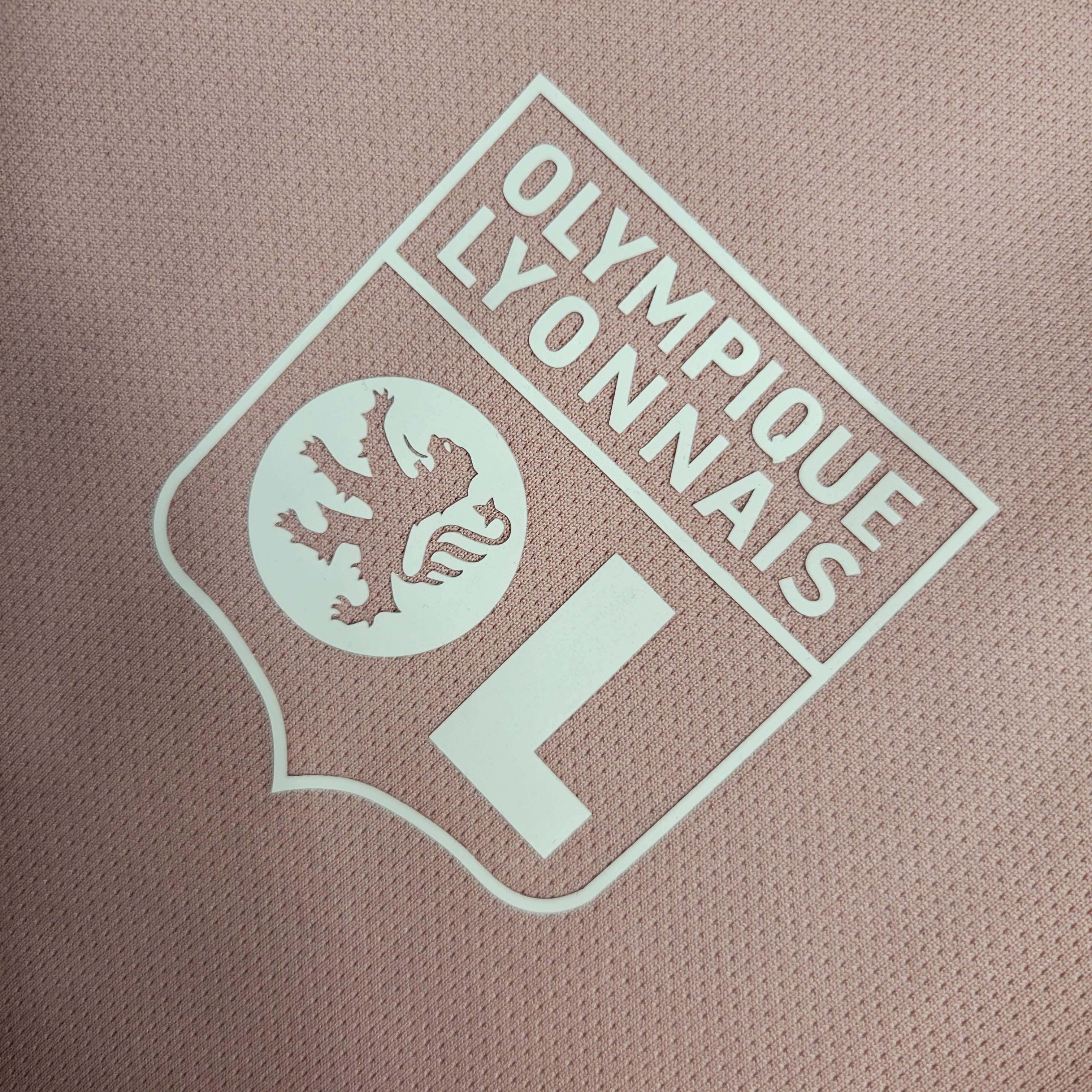 2023/2024 Lyon Training Wear Pink Football Shirt - Fans Edition