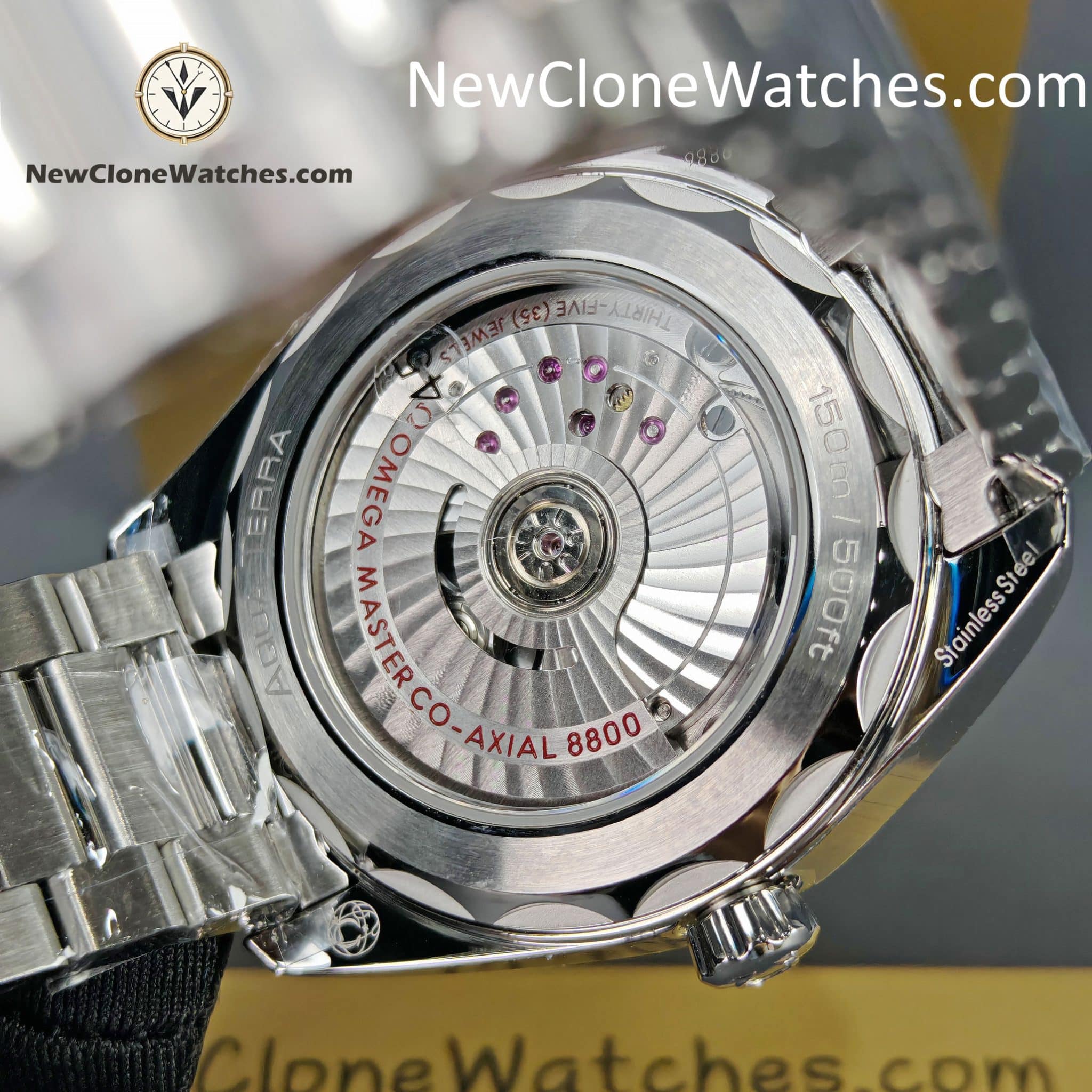 OMEGA Super Clone Watches 1:1 Seamaster Aqua Terra 150M 220.10.38.20.01.004 38MM Black Dial