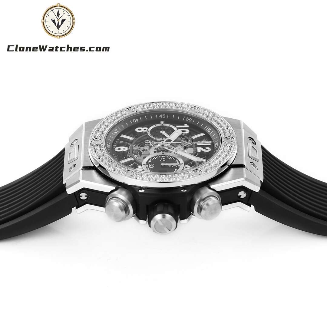 Hublot Super Clone Watches 1:1 Big Bang Unico Titanium Diamonds 42mm 441.NX.1171.RX.1104