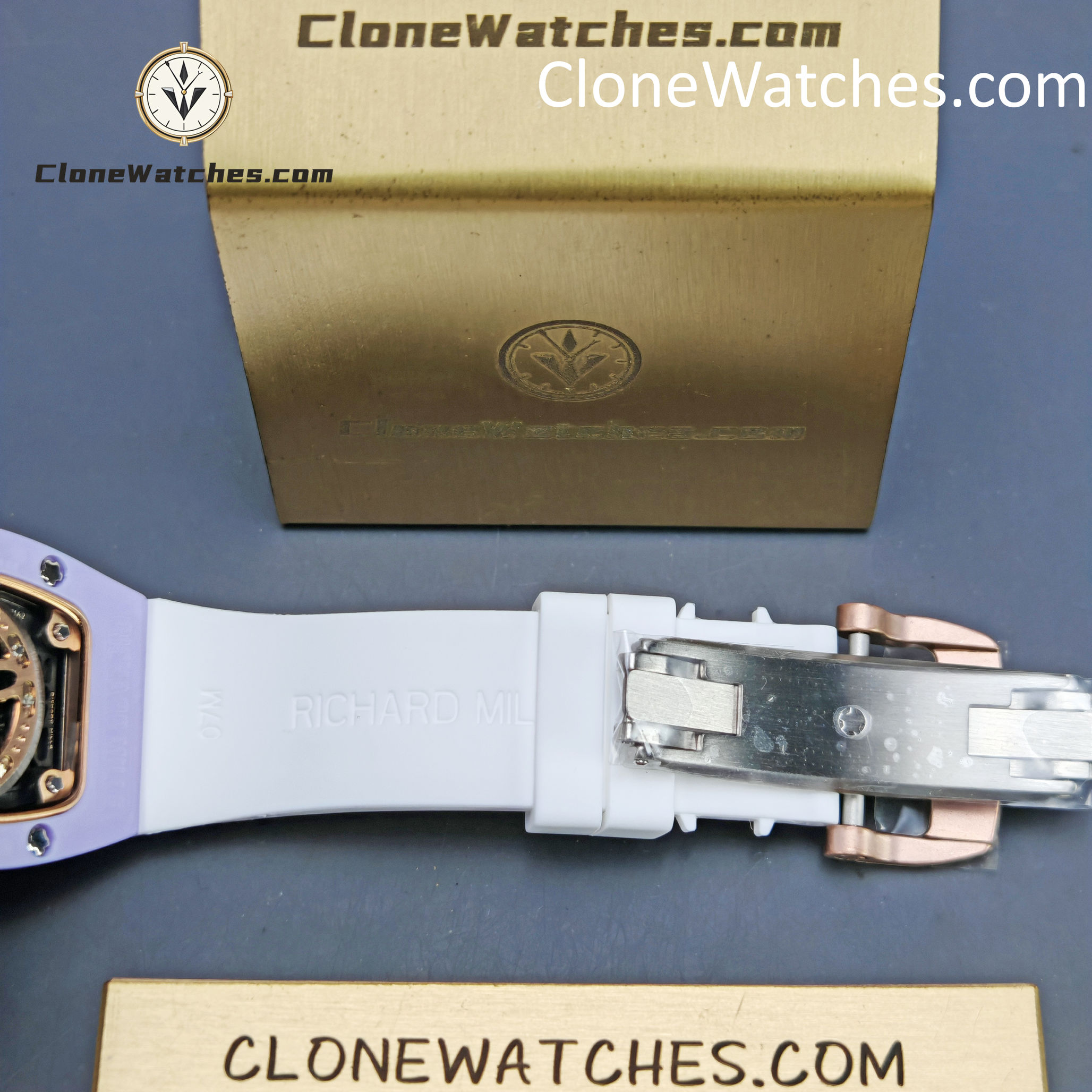 Richard Mille Super Clone Watches 1:1 RM 07-03 “Marshmallow” ATZ Ceramic/TZP White Strap