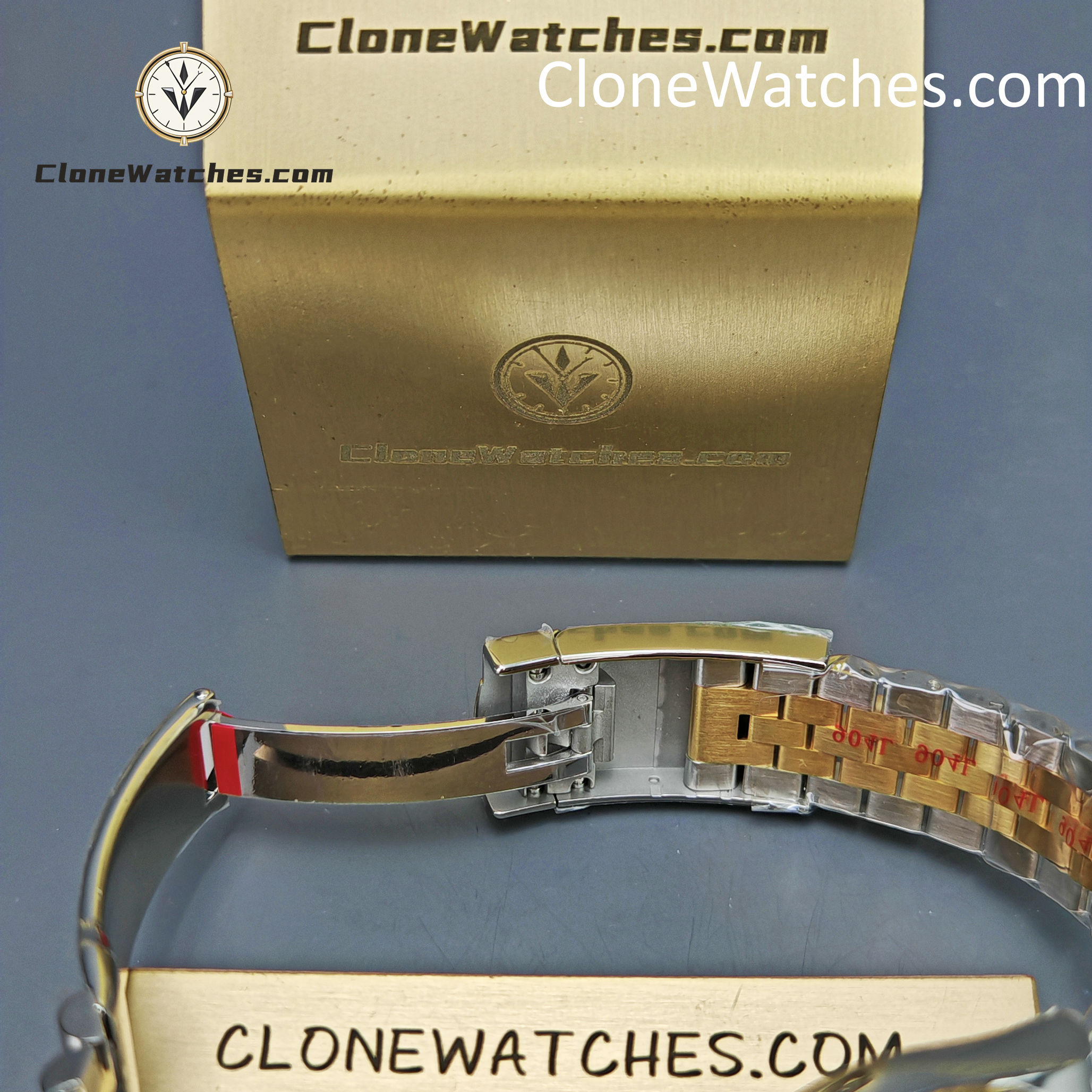 Rolex Super Clone Watches 1:1 DateJust Gold Diamond Dial m126233-0017 Jubilee 36MM 3235 Movement