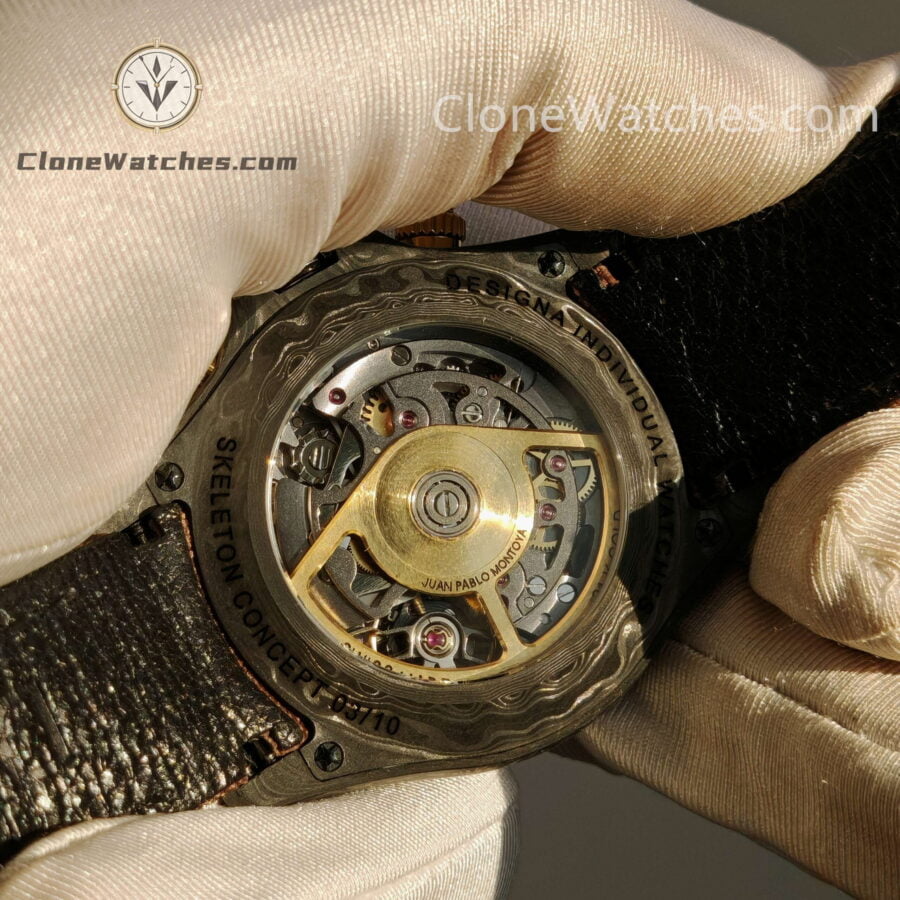 Rolex Super Clone Watches 1:1 Skeleton Daytona Carbon Case DIW Lightweight 4130 Movement
