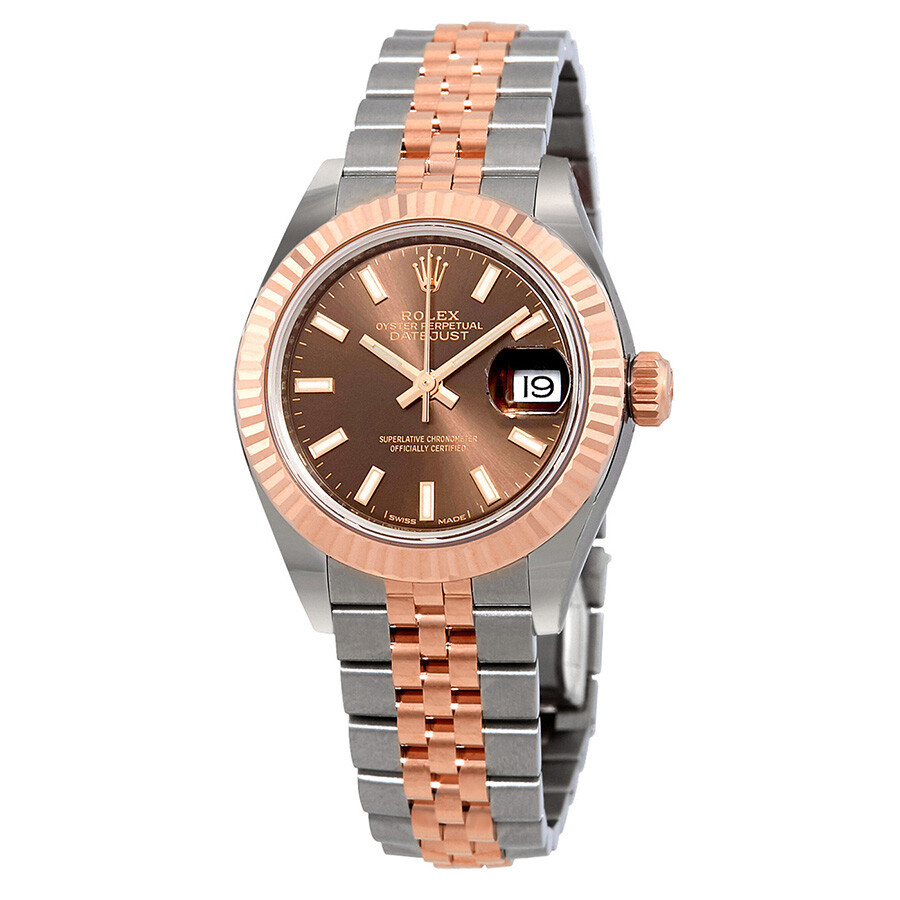 Rolex Lady Datejust Chocolate Dial Automtic Ladies Watch 279171CHSJ（Lifetime free warranty+90-days replacement service & Refund!.）
