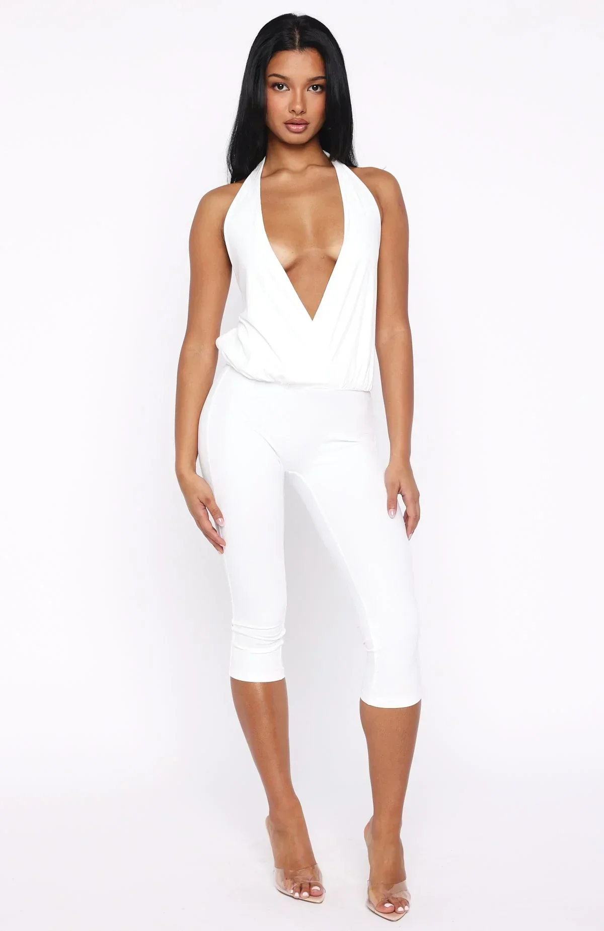 Flawlessly Lost Jumpsuit Cream