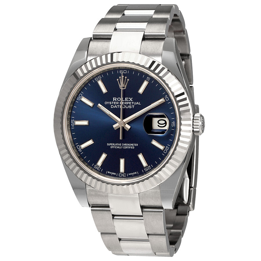 Rolex Oyster Perpetual Datejust 41 Blue Dial Automatic Men s Watch 126334BLSO（Lifetime free warranty+90-days replacement service & Refund!.）