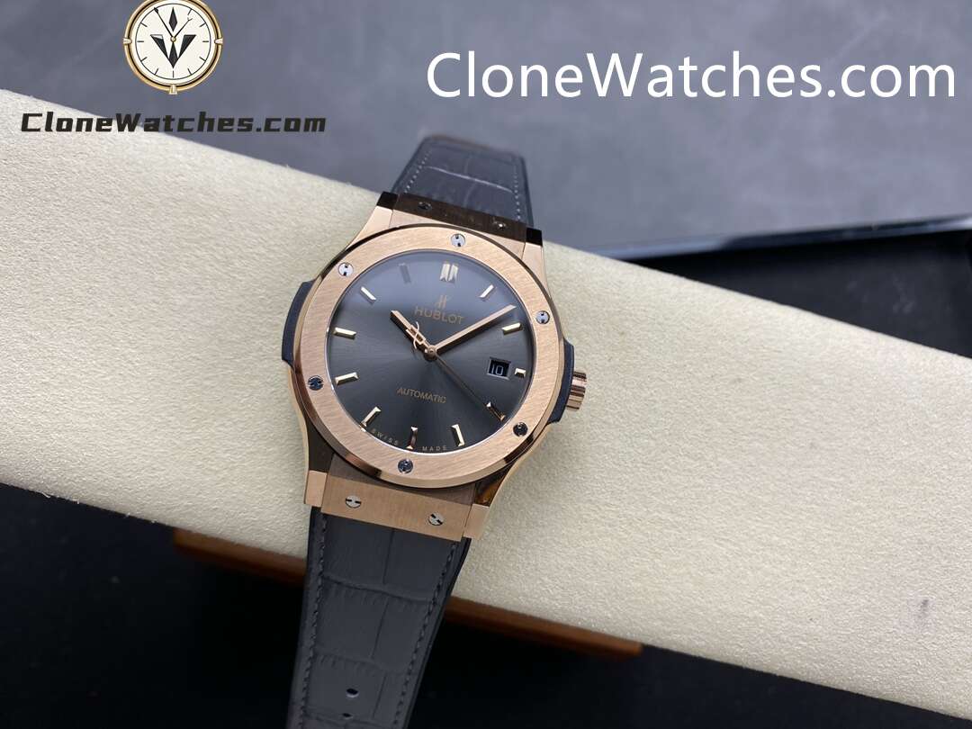 Hublot Super Clone Watches 1:1 Classic Fusion Racing Grey King Gold 42MM 542.OX.7081.RX