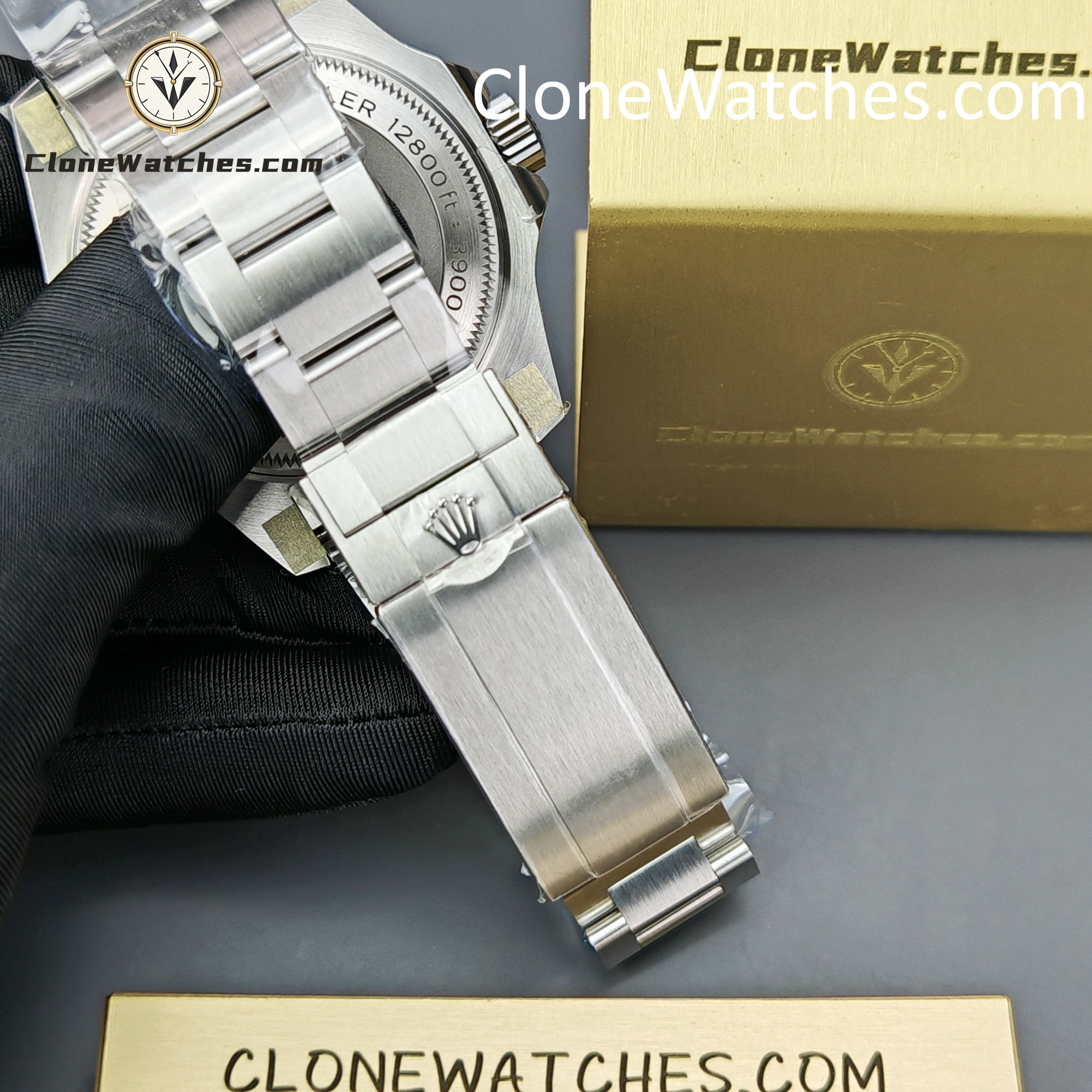 Rolex Super Clone Watches 1:1 Deepsea Sea Dweller Gradient Blue Dial m126660-0002 3235 Movement