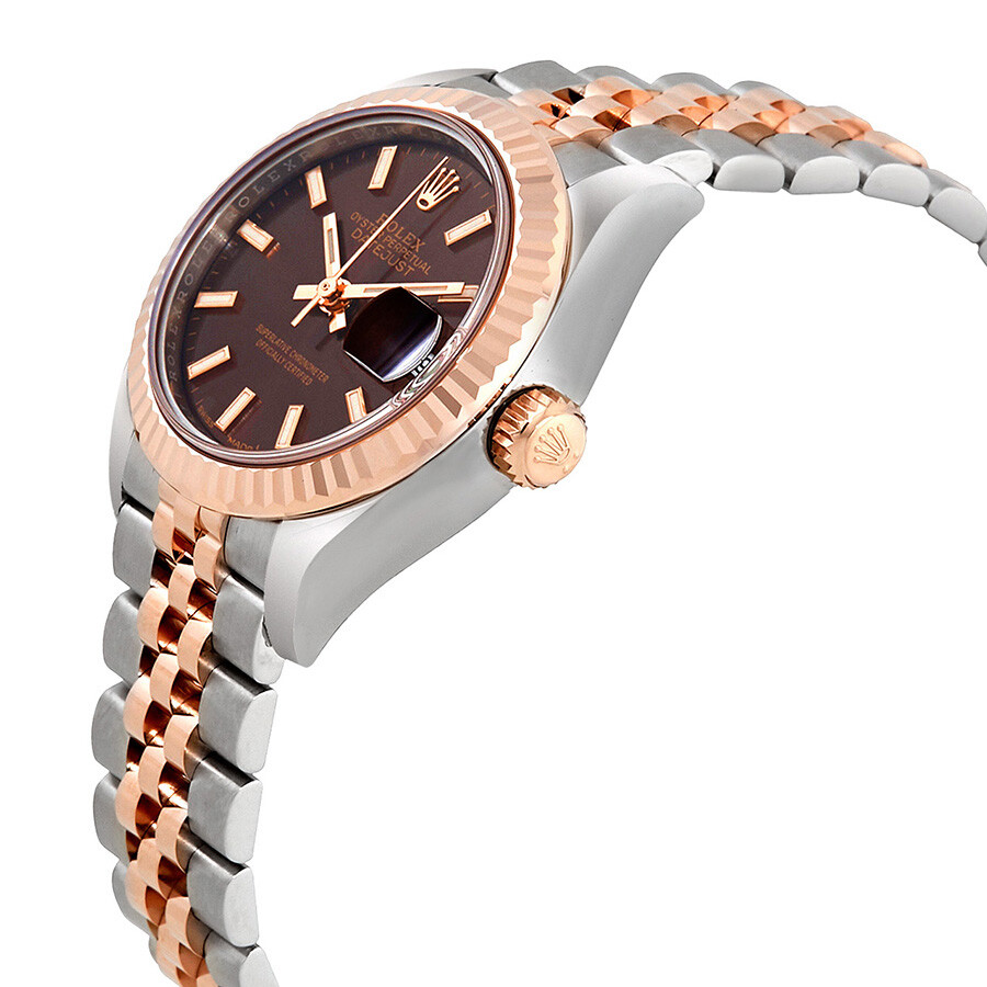 Rolex Lady Datejust Chocolate Dial Automtic Ladies Watch 279171CHSJ（Lifetime free warranty+90-days replacement service & Refund!.）