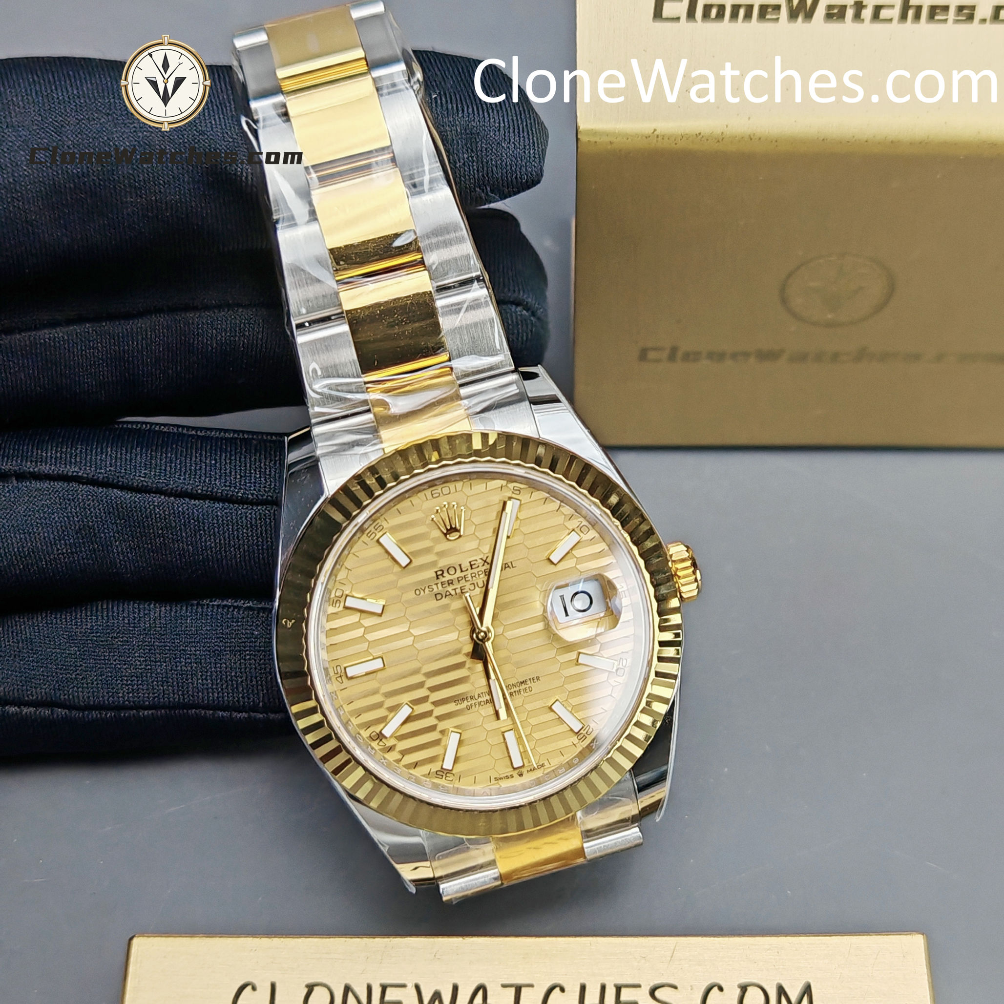 Rolex Super Clone Watch 1:1 DateJust m126333-0021 Oyster 41MM 3235 Movement