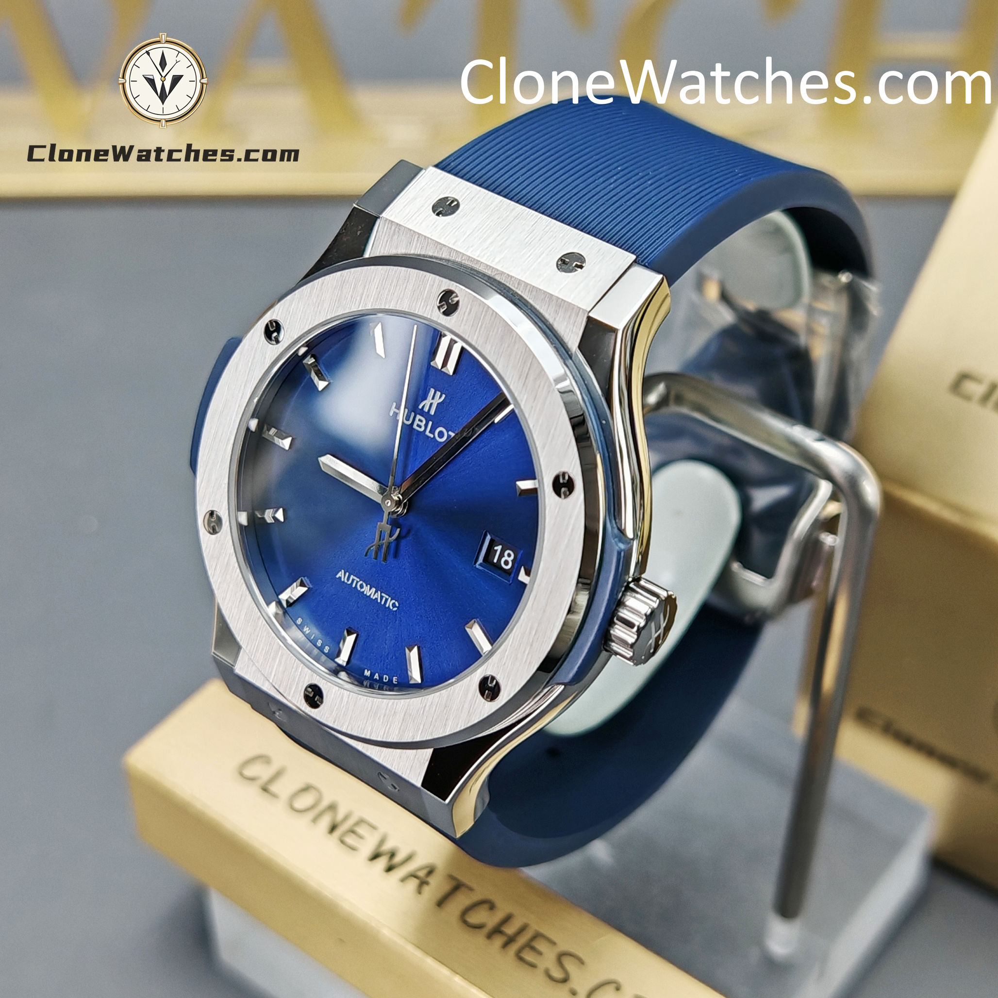Hublot Super Clone Watches 1:1 Classic Fusion Blue 42MM 542.NX.7170.RX