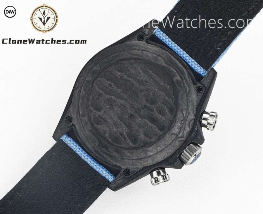 Modified Super Clone Watches 1:1 DiW Rolex Daytona Carbon Fiber RAINBOW BLUE
