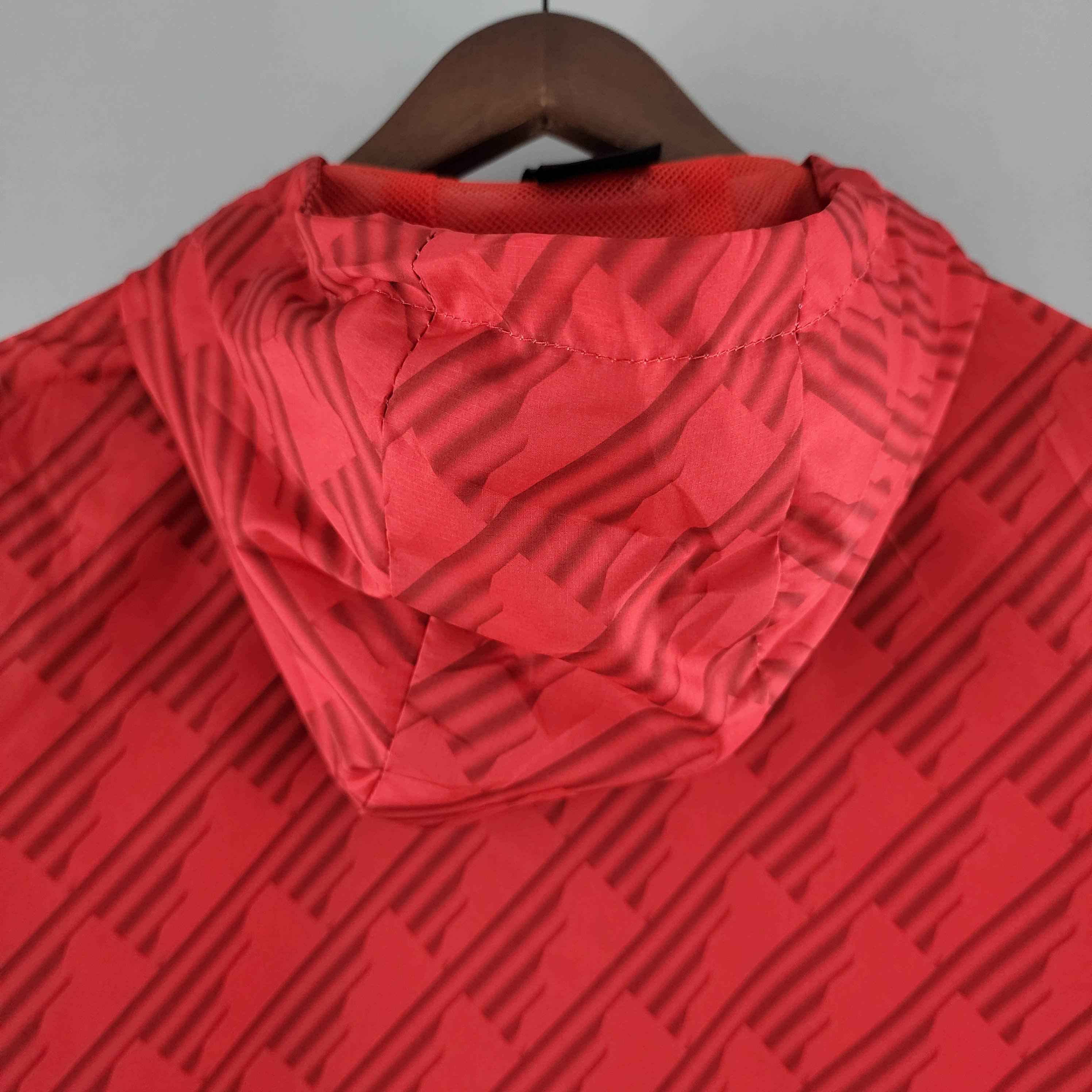 2022/2023 Manchester United Windbreaker Red White Edge