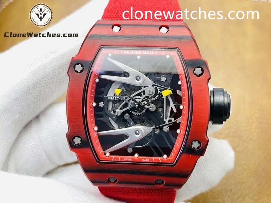 Richard Mille Super Clone Watches 1:1 RM 27 – 02 Red 41.5mm