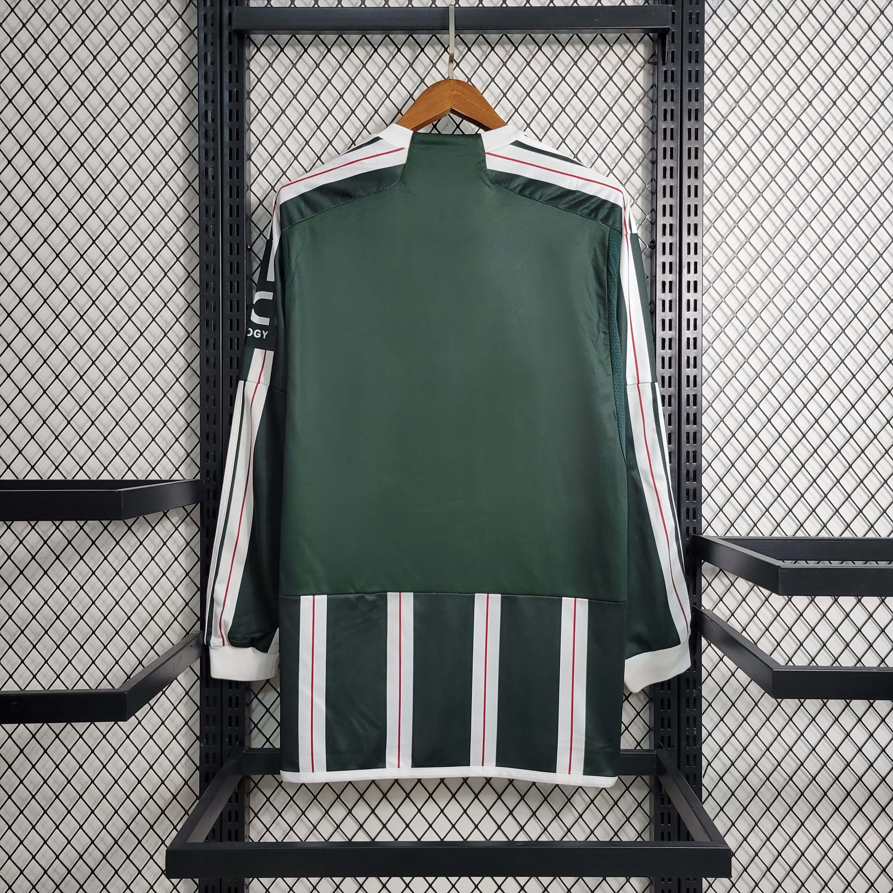 2023/2024 Long Sleeve Manchester United Away Football Shirt 1:1 Thai Quality - Fans Edition