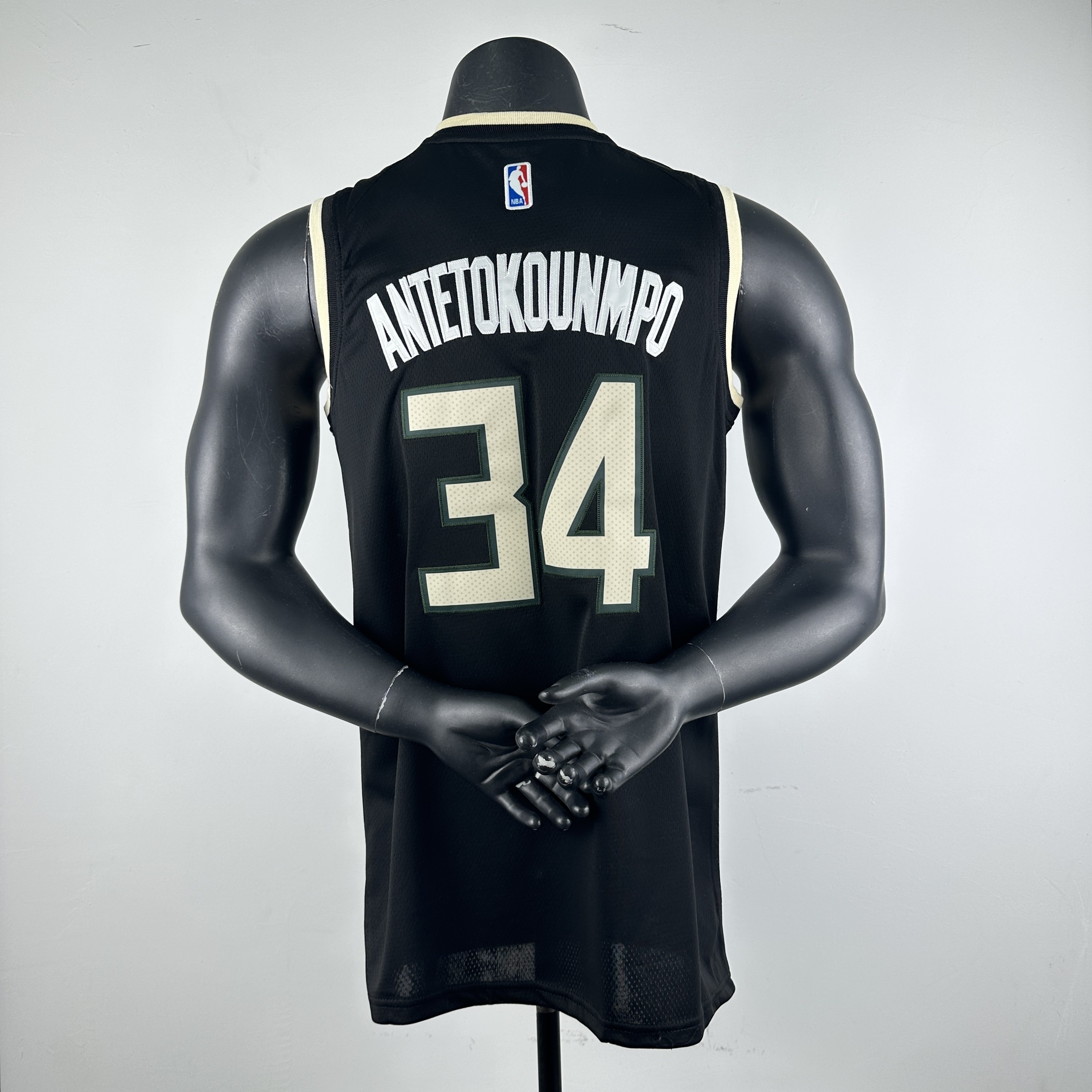 Embroidered Bucks Jumpman No. 34 Giannis Antetokounmpo