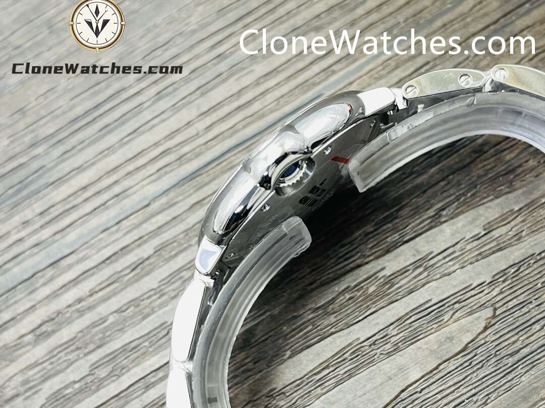 Cartier Super Clone Watches 1:1 Ballon Bleu de Cartier WE902074 White Diamond Dial 33mm
