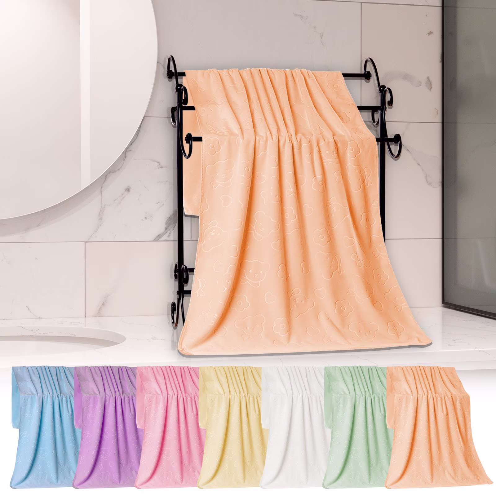 PALIFEUR 2 Pack Extra Large Towels Set-55.12x27.56