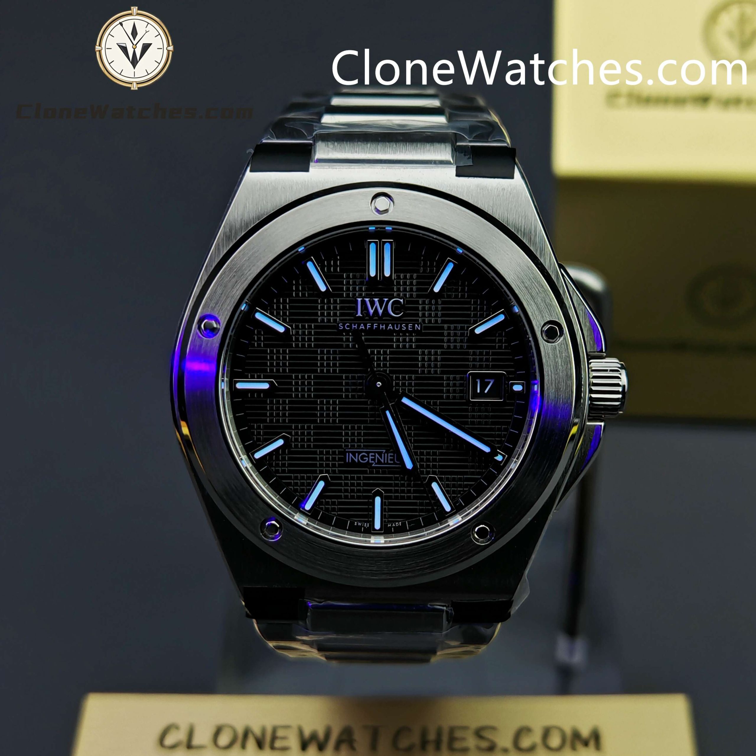 IWC Super Clone Watches 1:1 IW328901 Ingenieur Automatic 40 Black Dial