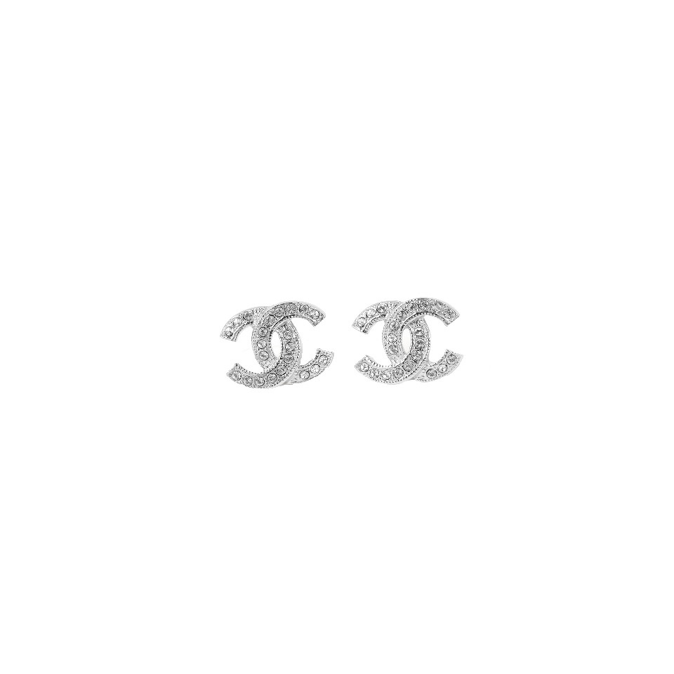 Chanel crystal earrings