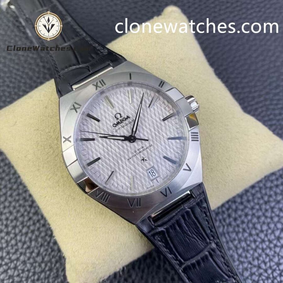 OMEGA Super Clone Watches 1:1 Constellation Steel On Rubber Strap 131.12.41.21.06.001 41mm