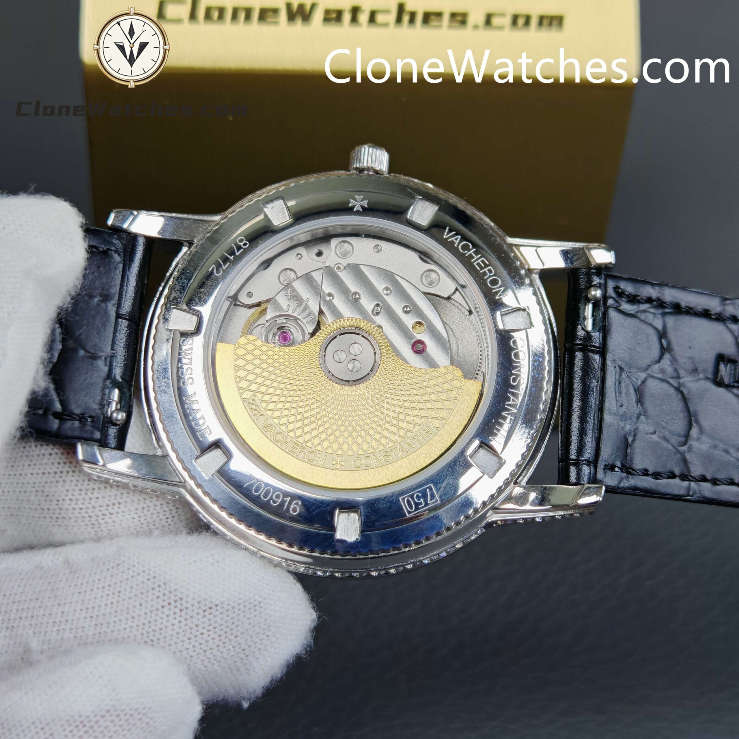 Vacheron Constantin Super Clone Watches 1:1 Patrimony 82673/000G-9821 Diamond Dial 40MM
