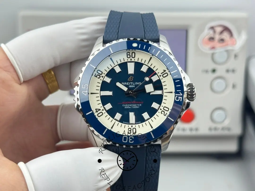 Breitling Superocean A17378211B1S1 Replica Blue Diver Watch