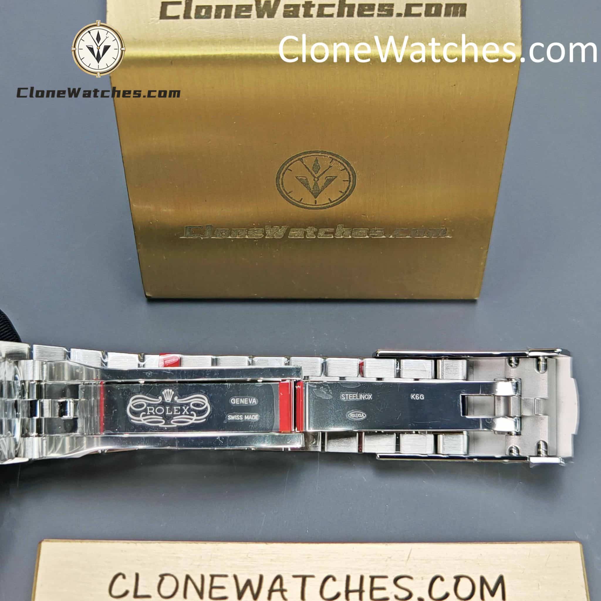 Rolex Super Clone Watches 1:1 DateJust Grey Roman Dial Jubilee 41MM M126334 3235 Movement