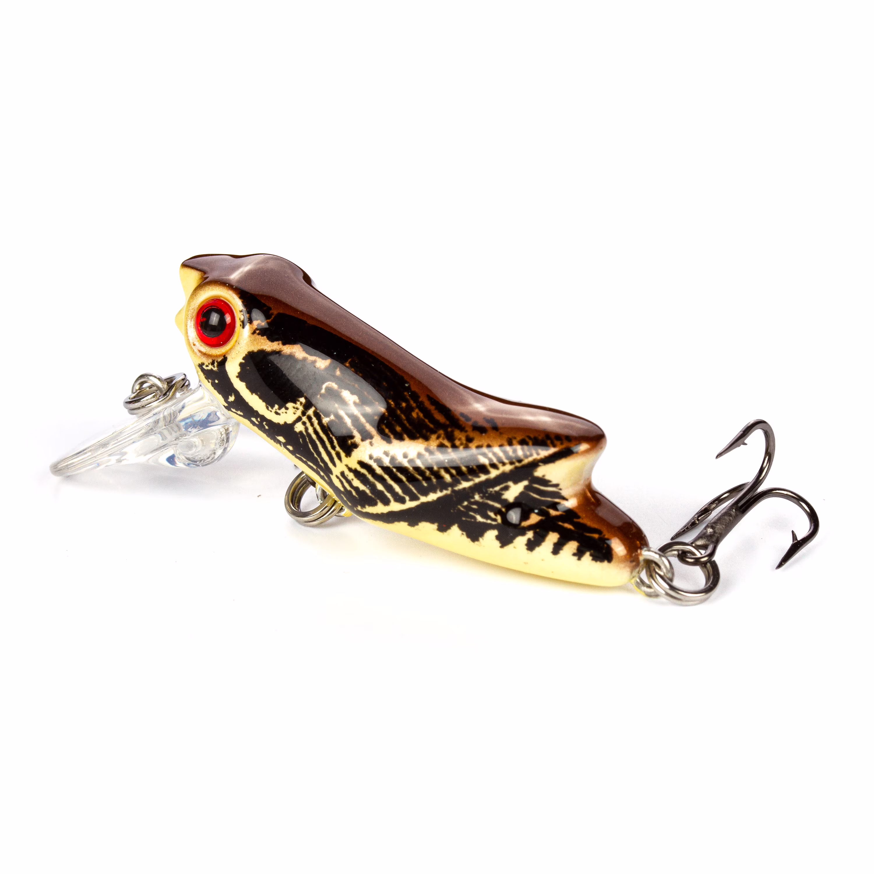Ozark Trail Mini Hopper Crankbait, Autumn, 1/9 oz, Freshwater Fishing Lure