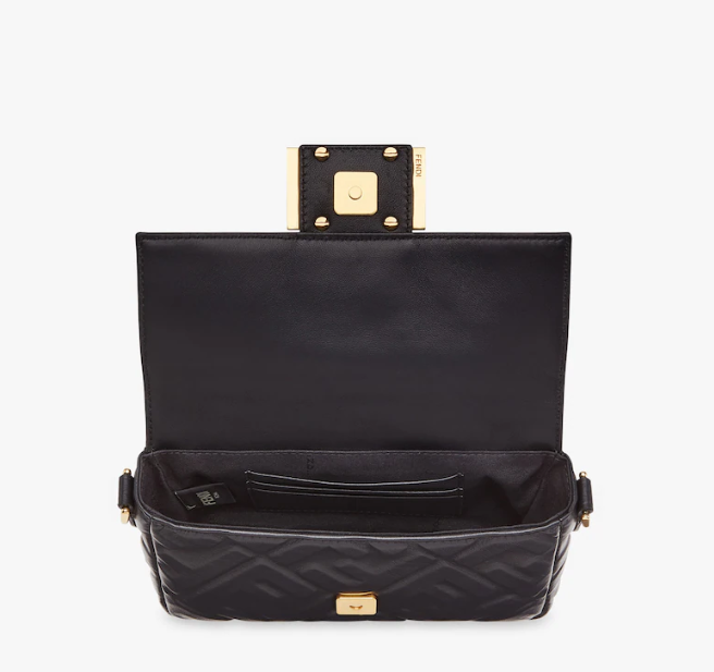 Fendi Baguette Mini Black leather bag