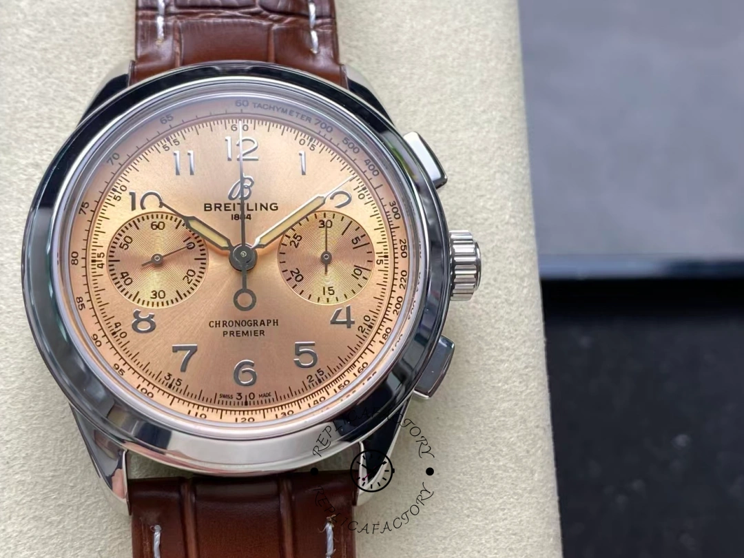 Breitling Premier B09 Chronograph 40 AB0930F51H1P1 1:1 Clone Champagne Dial