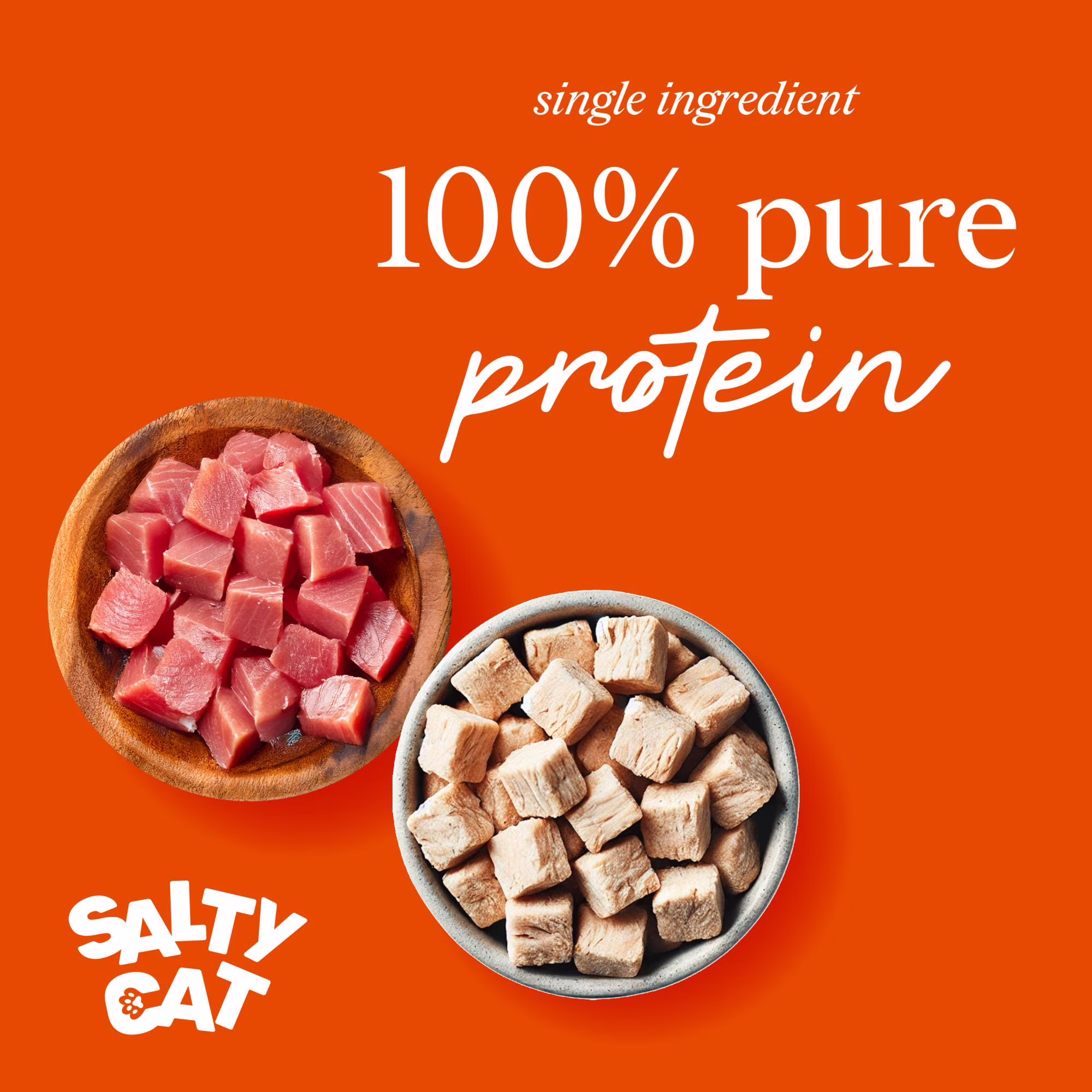 Salty Cat Freeze-Dried Tuna Cat Treats in 5 g bag