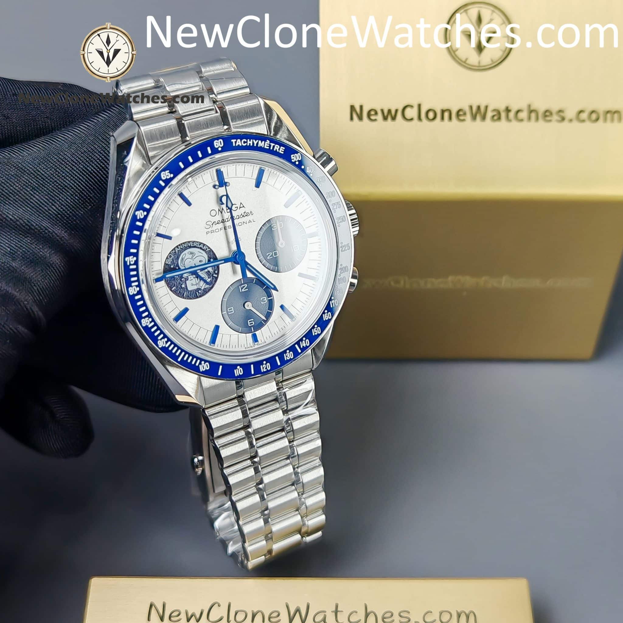 OMEGA Super Clone Watches 1:1 Speedmaster Anniversary Series ��Silver Snoopy Award�� 310.32.42.50.02.001 42mm