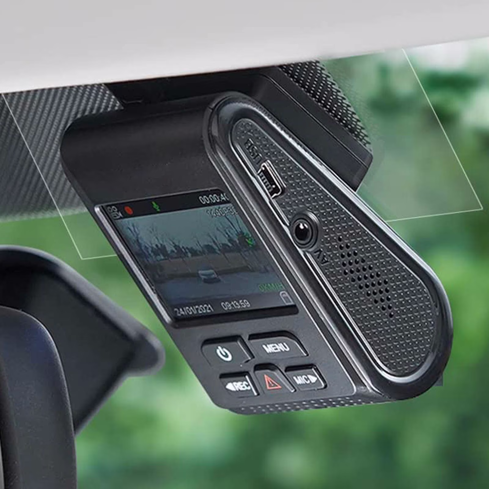 Zeceouar Car Windshield Dash Cam Electrostatic Sticker,Highdefinition,Transparent,Traceless,and Hightemperature